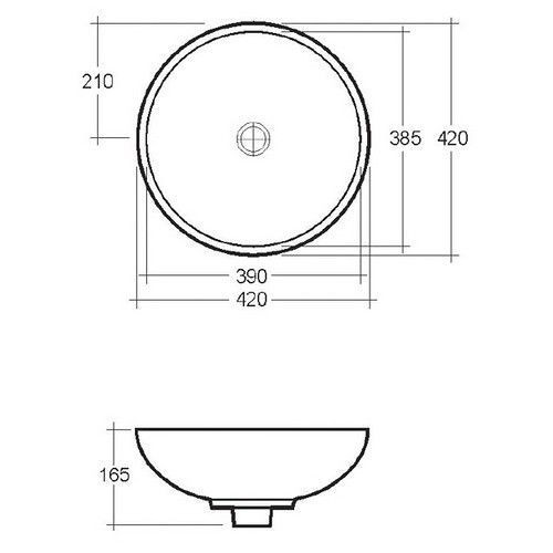 LAVOAR DIANA DIAM. 45.5 CM